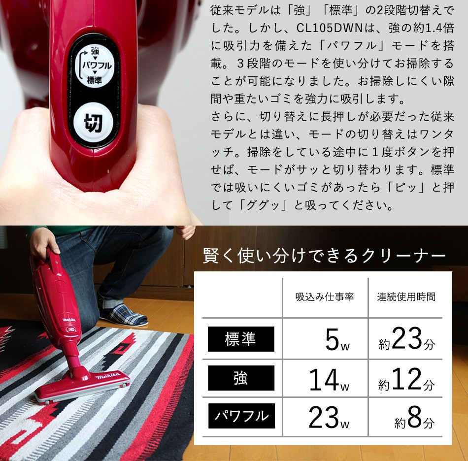 マキタ 掃除機 コードレスクリーナ
